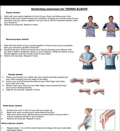 Tennis Elbow Stretches